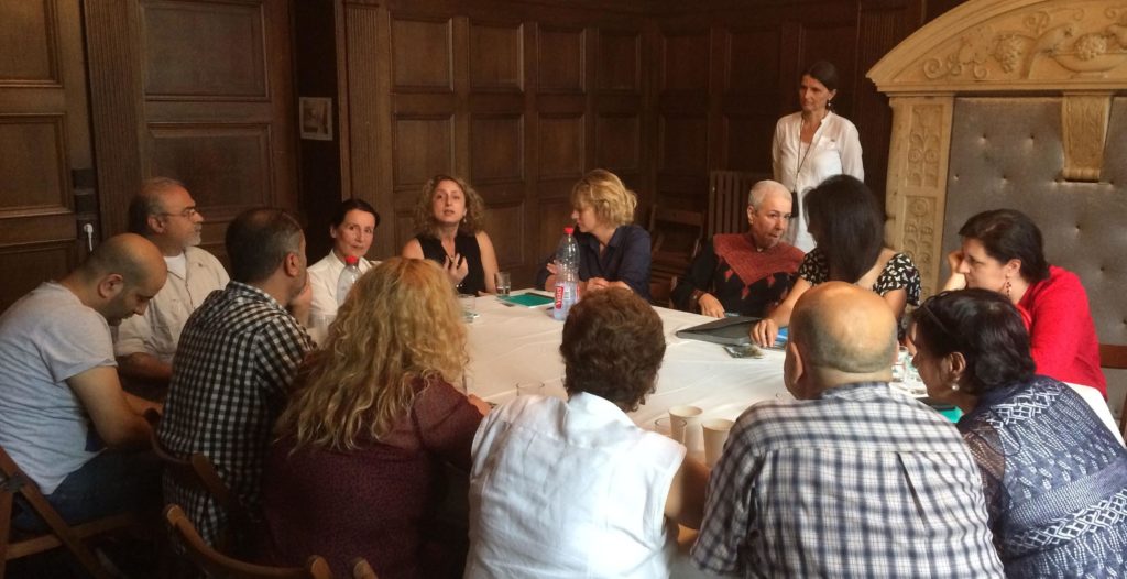 Journalist Corner in der Bibliothek