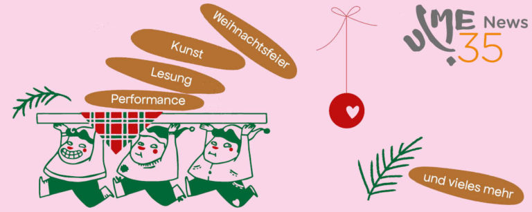 Ulme35 im Dezember: Kunst, Lesung, Weihnachtsstimmung